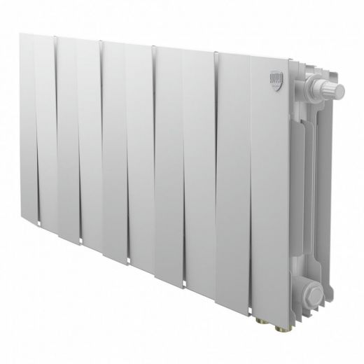 Радиатор биметаллический Royal Thermo PianoForte 300 Bianco Traffico 10 секций, нижнее подключение VDR80