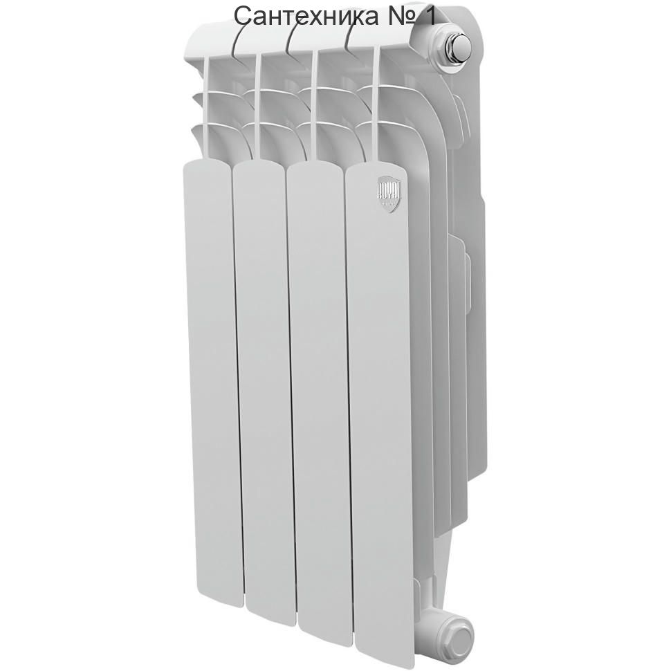 Радиатор биметаллический Royal Thermo Vittoria Super 500 2.0 4 секции, боковое подключение
