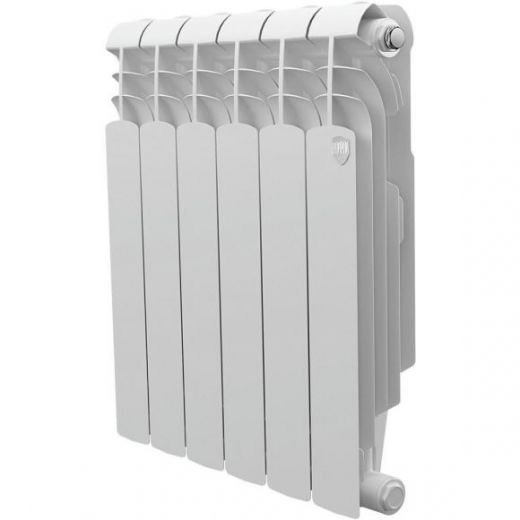 Радиатор биметаллический Royal Thermo Vittoria Super 500 2.0 6 секций, боковое подключение