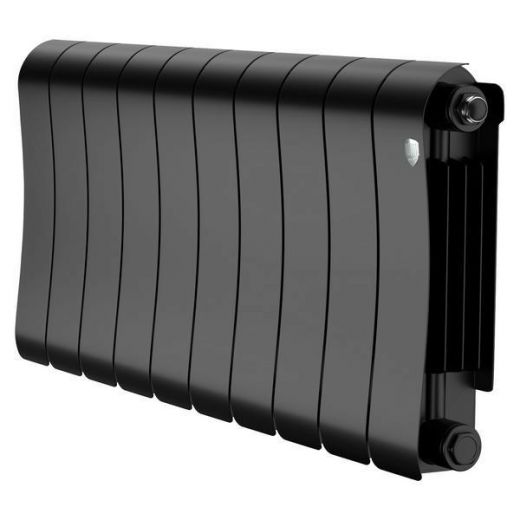 Радиатор биметаллический Royal Thermo Infinity 300 Noir Sable 10 секций, боковое подключение