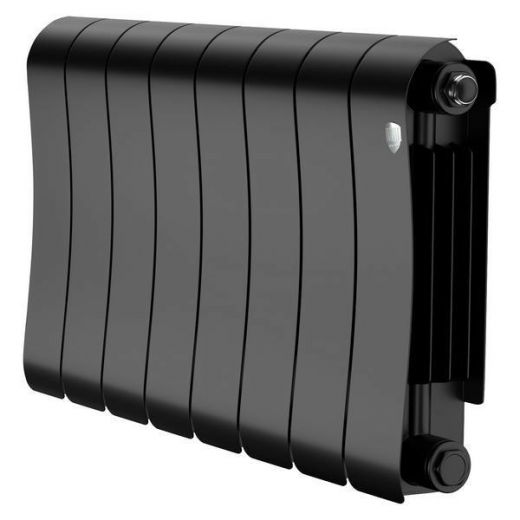 Радиатор биметаллический Royal Thermo Infinity 300 Noir Sable 8 секций, боковое подключение