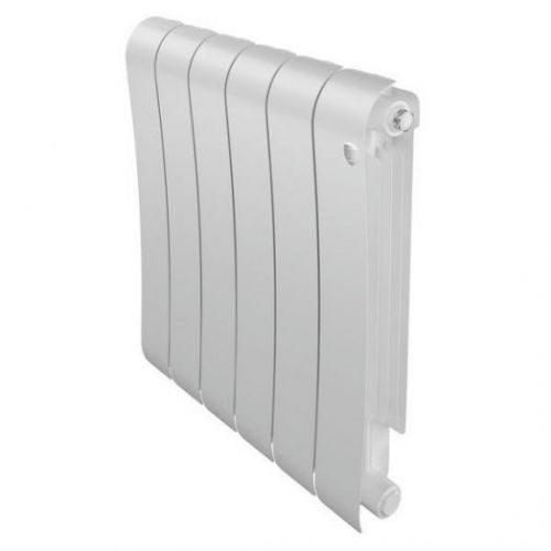 Радиатор биметаллический Royal Thermo Infinity 500 Bianco Traffico 6 секций, боковое подключение