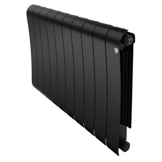 Радиатор биметаллический Royal Thermo Infinity 500 Noir Sable 10 секций, боковое подключение