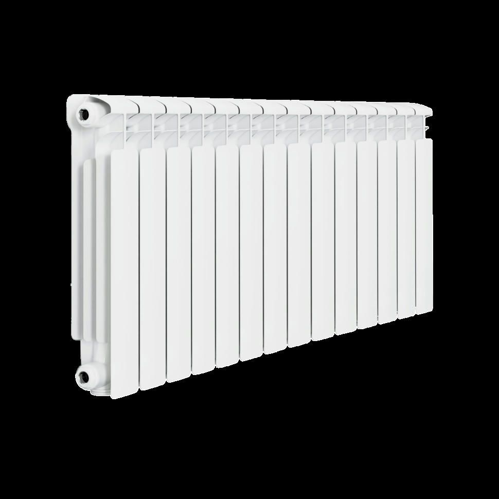 Радиатор алюминиевый RIFAR ALUM Eco 500 14 секций, боковое подключение (белый RAL 9016)