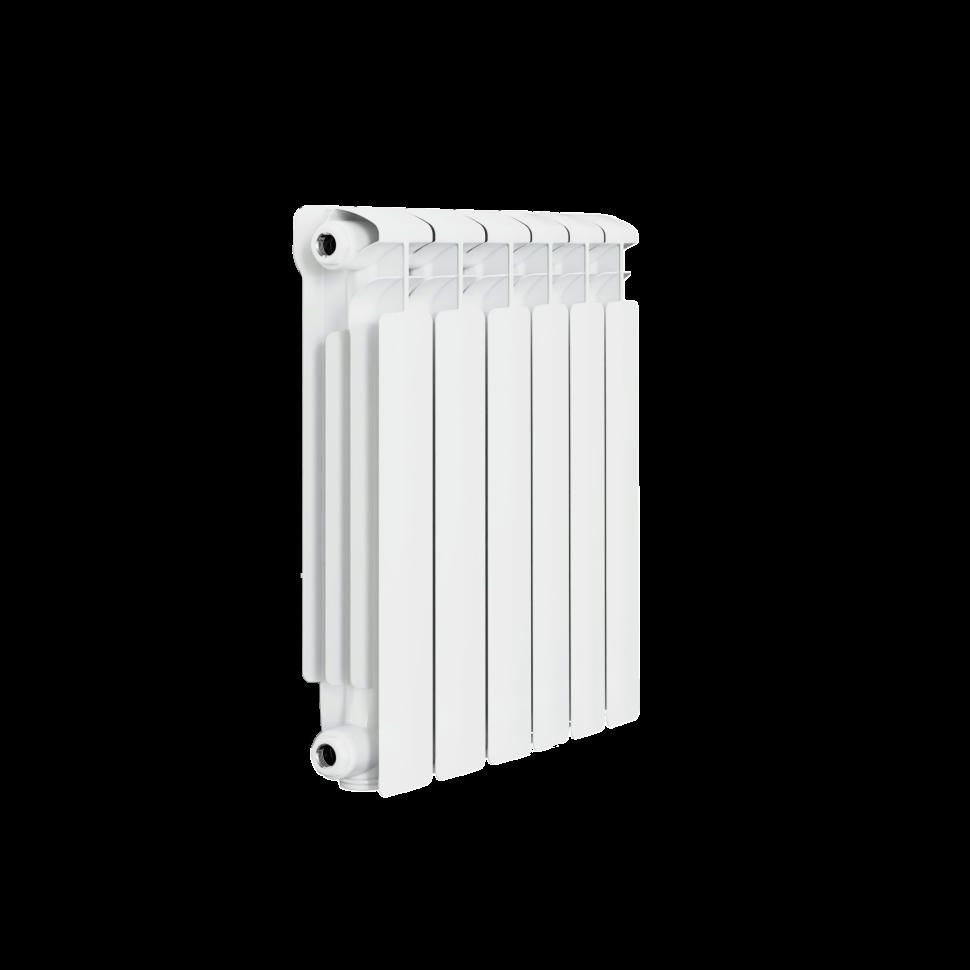 Радиатор алюминиевый RIFAR ALUM Eco 500 6 секций, боковое подключение (белый RAL 9016)