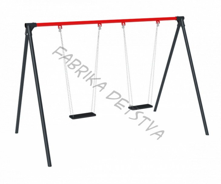 Качели 2000 двойные                                         3500х1830х2000	 - 	ИО 01-012