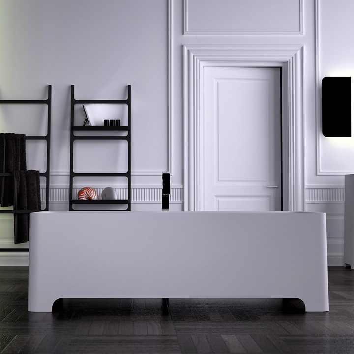 Ванна из искусственного камня Knief Feel 0600-021-01 bi matt 180х80