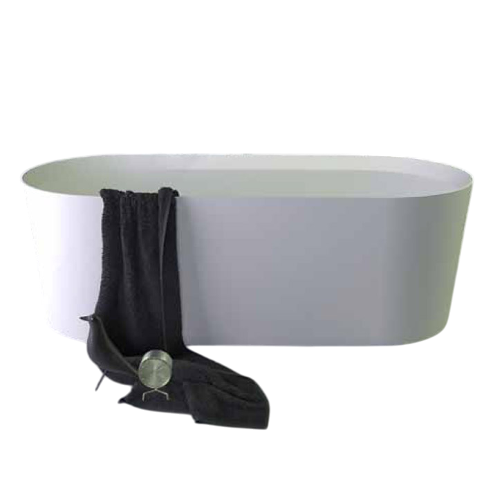 Отдельностоящая ванна Knief Pearl со сливом 172x81x50см