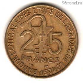 Западная Африка 25 франков 1997