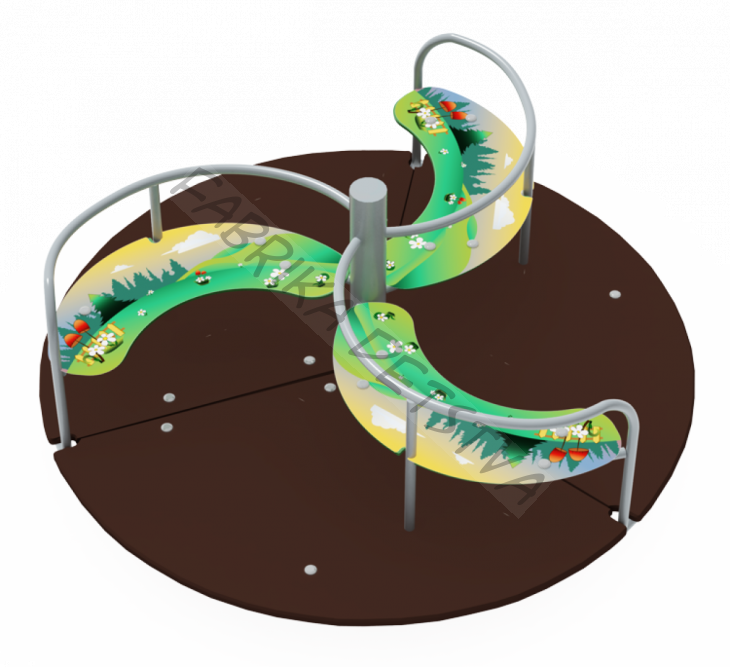 Карусель Завиток                                      1660х1660х800	Лесная сказка	ИО 05-306
