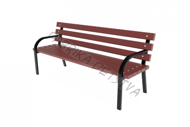 Скамья парковая 1950                                           1950х640х830	 - 	МФ 05-001