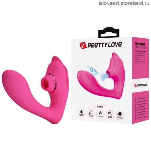 Вибро-вакуумный стимулятор клитора и точки G "Nemo"