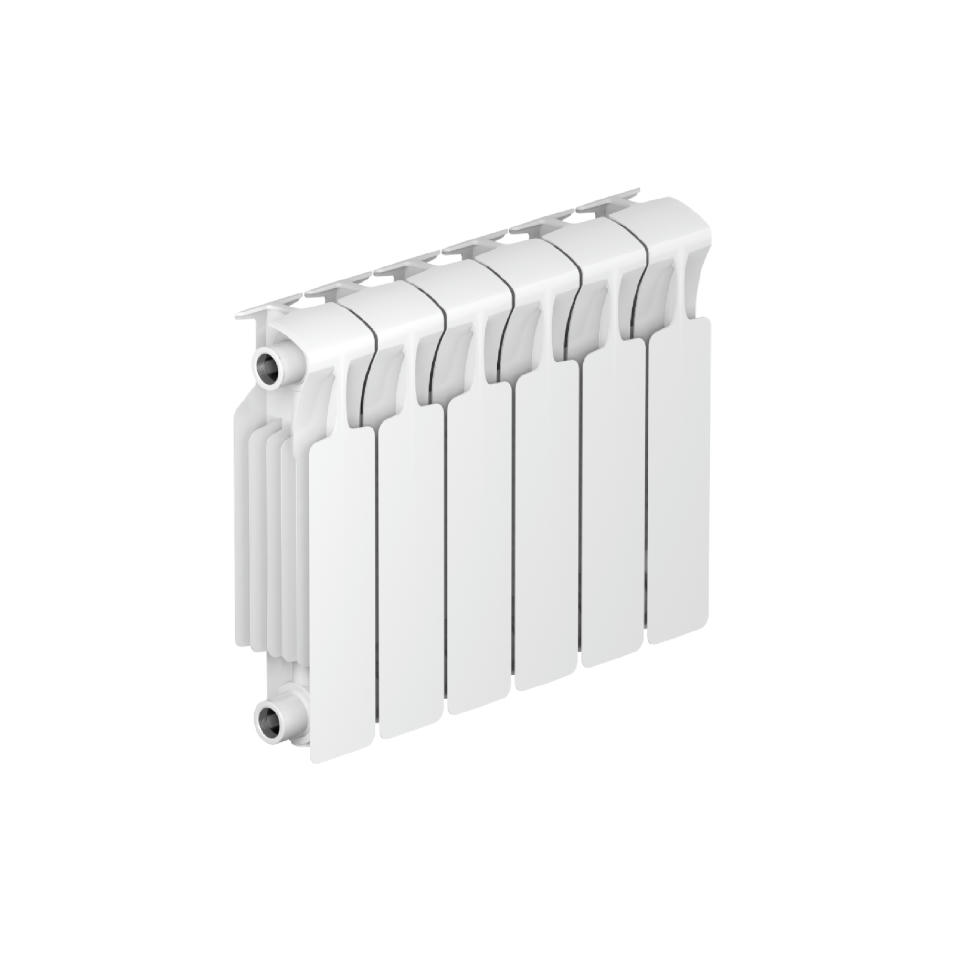 Радиатор биметаллический RIFAR MONOLIT 300 6 секций, боковое подключение (белый RAL 9016)