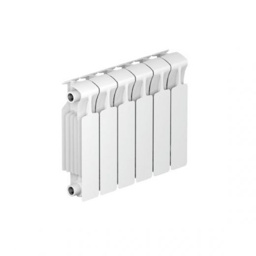 Радиатор биметаллический RIFAR MONOLIT 300 6 секций, боковое подключение (белый RAL 9016)