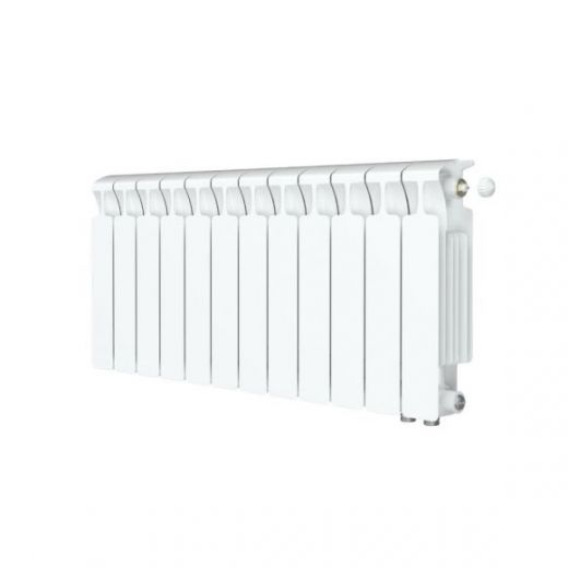 Радиатор биметаллический RIFAR MONOLIT VENTIL 300 12 секций, нижнее правое подключение (белый RAL 9016)