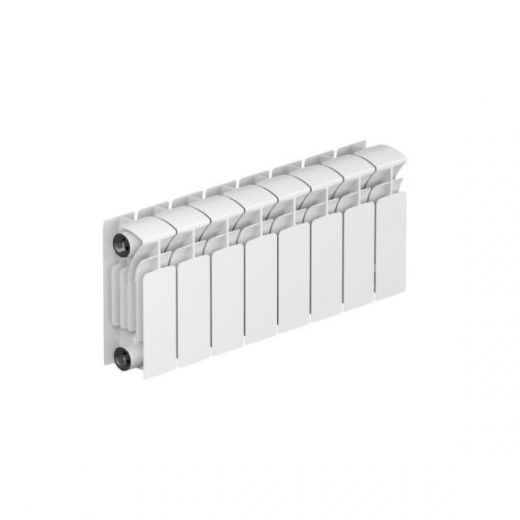 Радиатор биметаллический RIFAR BASE 200 8 секций, боковое подключение (белый RAL 9016)