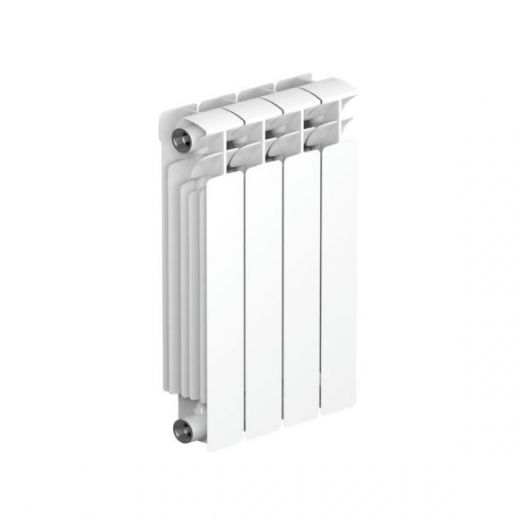 Радиатор биметаллический RIFAR BASE 500 4 секции, боковое подключение (белый RAL 9016)