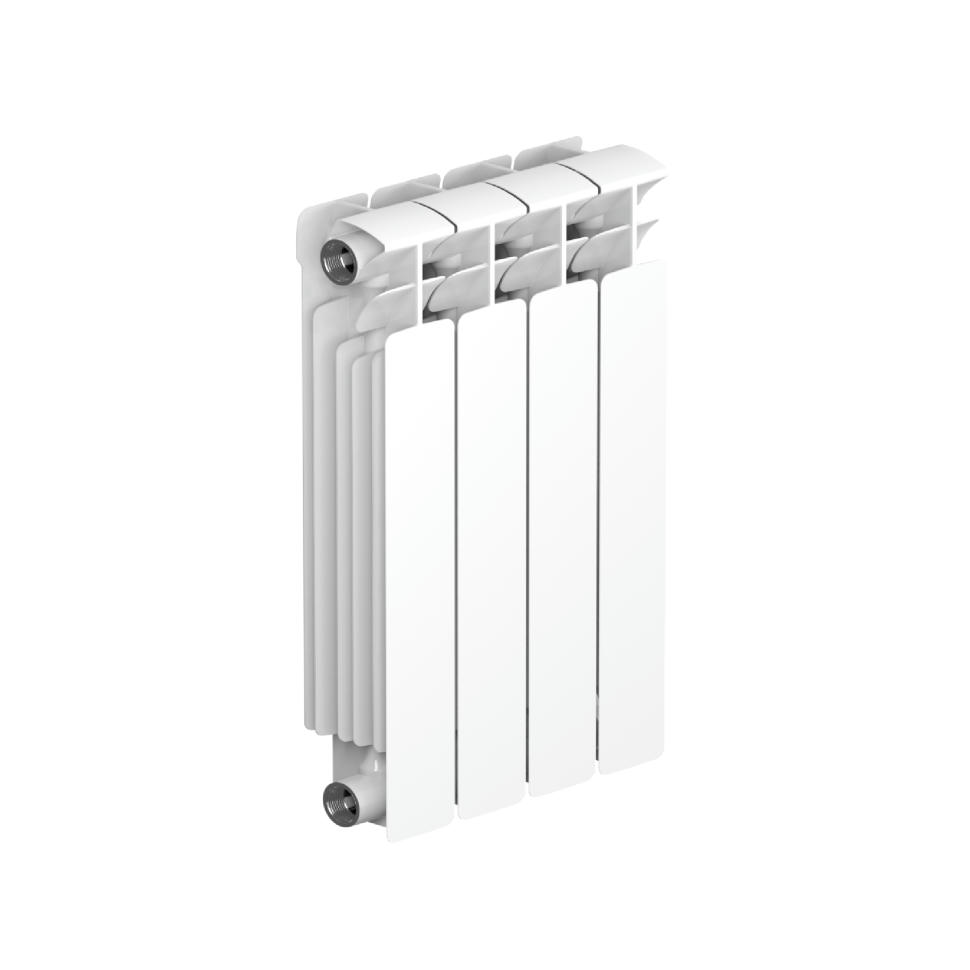 Радиатор биметаллический RIFAR BASE 500 4 секции, боковое подключение (белый RAL 9016)