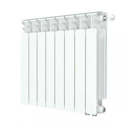 Радиатор биметаллический RIFAR BASE VENTIL 500 8 секций, нижнее правое подключение (белый RAL 9016)