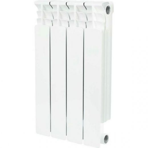 Радиатор биметаллический секционный Space 500 4 секции, боковое подключение STOUT