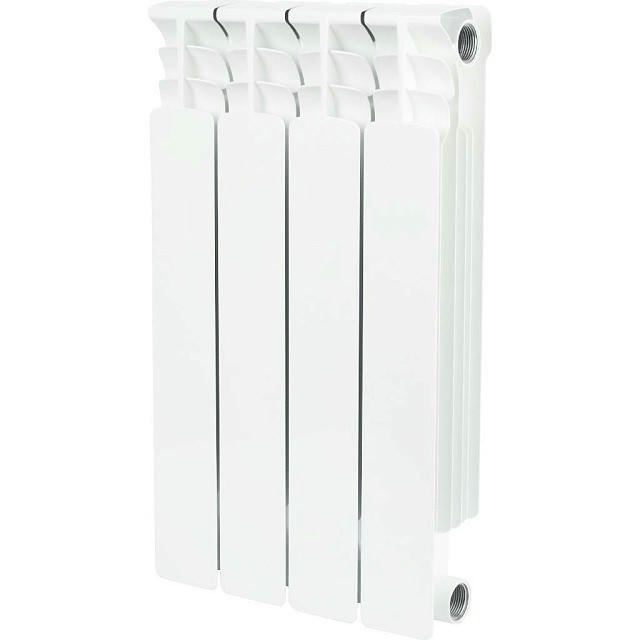 Радиатор биметаллический секционный Space 500 4 секции, боковое подключение STOUT