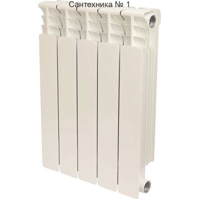 Радиатор биметаллический секционный Space 500 5 секций, боковое подключение STOUT