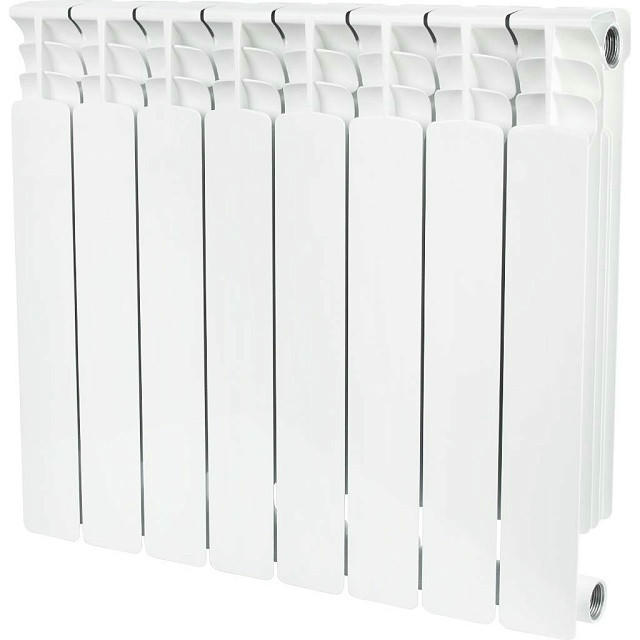 Радиатор биметаллический секционный Space 500 8 секций, боковое подключение STOUT