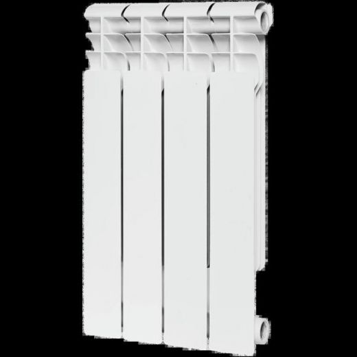 Радиатор биметаллический секционный Profi BM 500 4 секции, боковое подключение Ral 9016 ROMMER