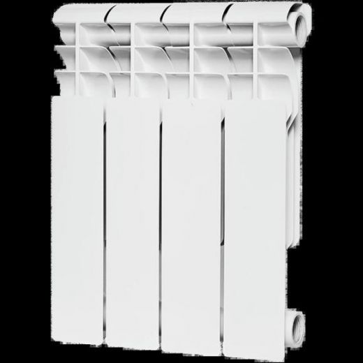 Радиатор биметаллический секционный Profi BM 350 4 секции, боковое подключение Ral 9016 ROMMER