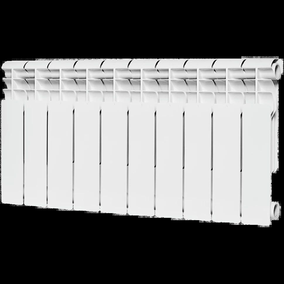 Радиатор биметаллический секционный Profi BM 350 10 секций, боковое подключение Ral 9016 ROMMER