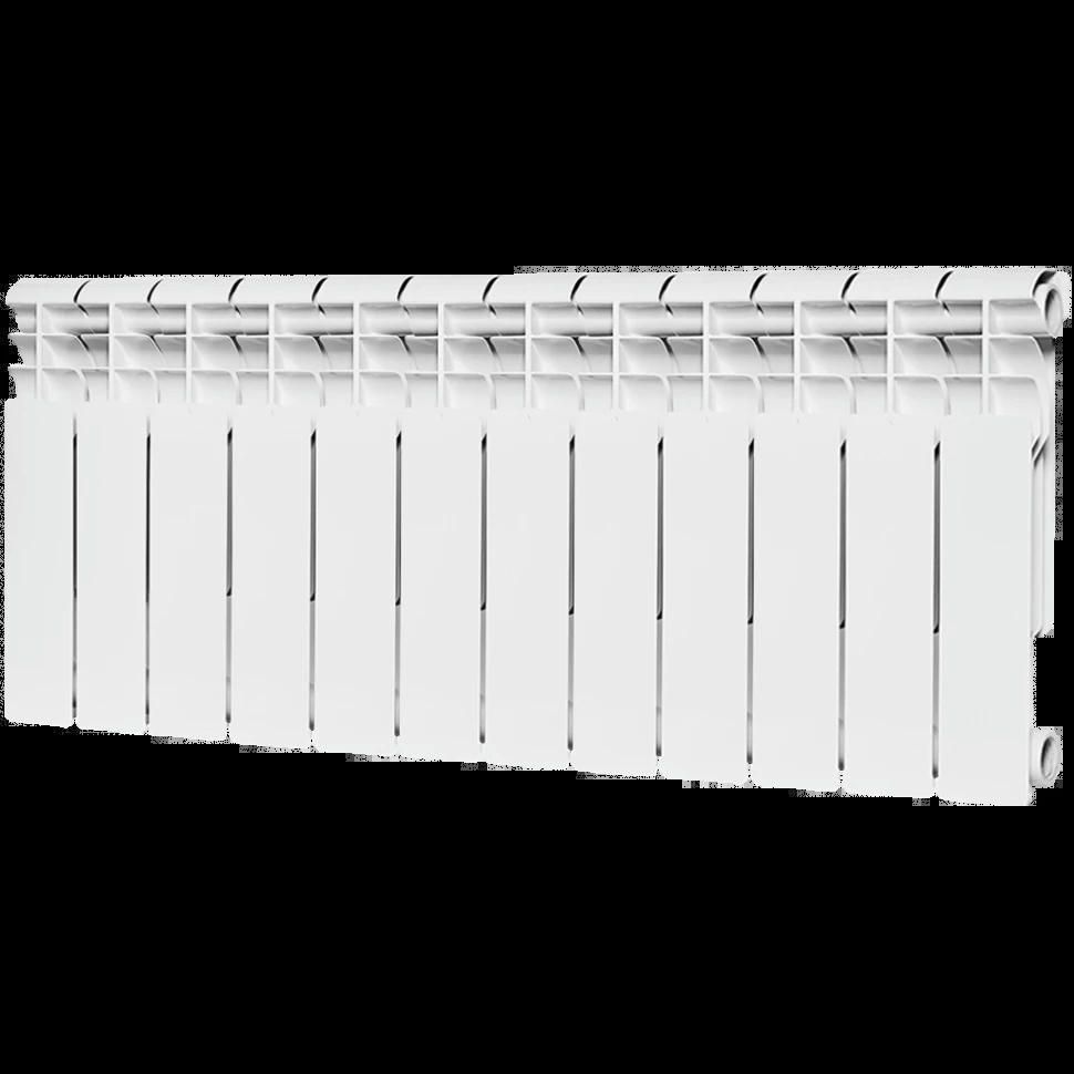 Радиатор биметаллический секционный Profi BM 350 12 секций, боковое подключение Ral 9016 ROMMER