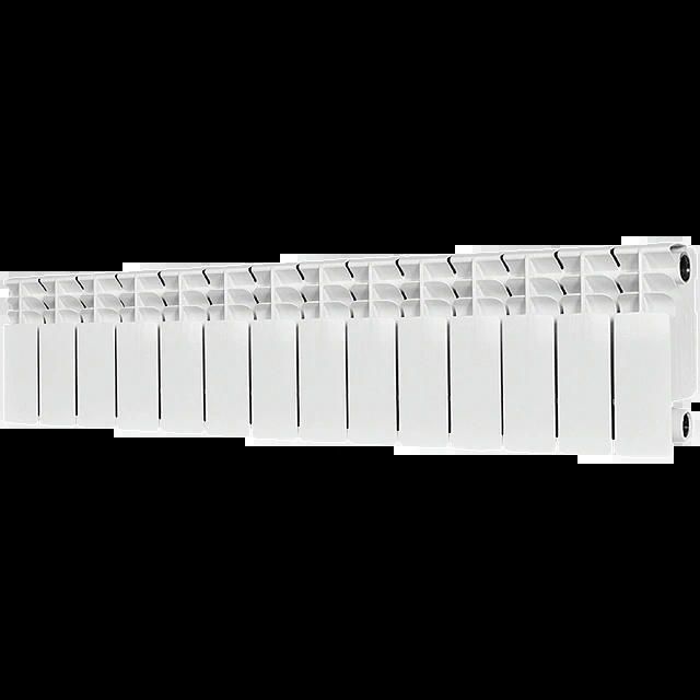 Радиатор биметаллический TITAN 200 14 секций, боковое подключение, белый RAL 9016 STOUT