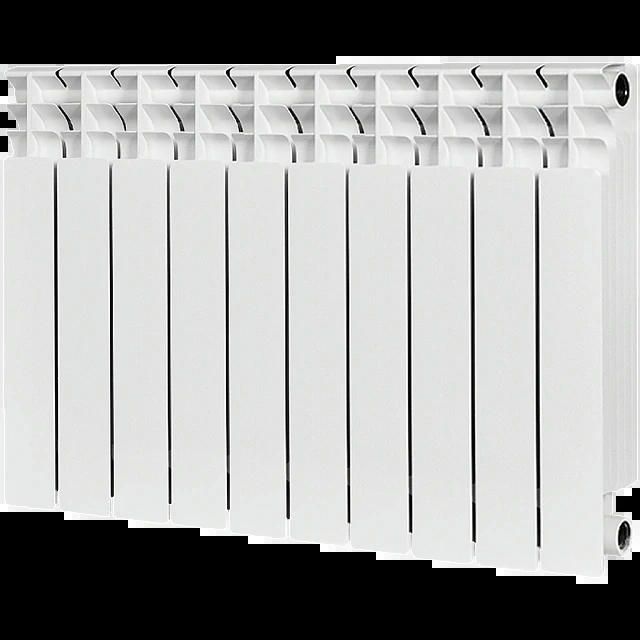 Радиатор биметаллический TITAN 500 11 секций, боковое подключение, белый RAL 9016 STOUT