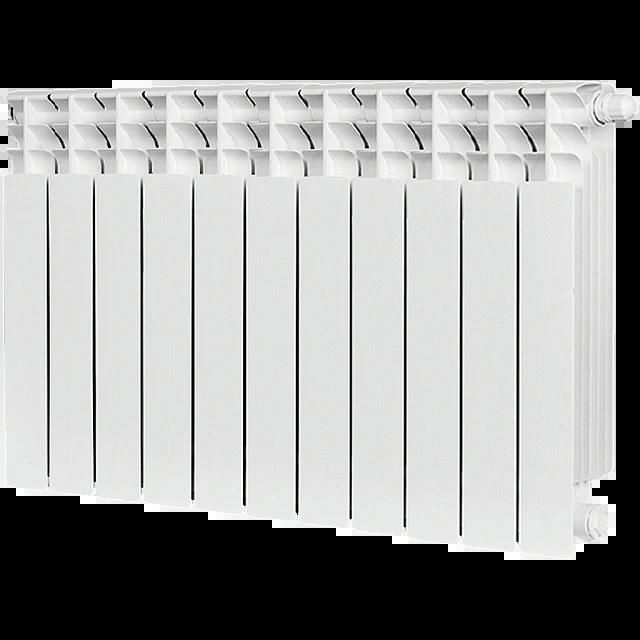 Радиатор биметаллический TITAN VENTIL 500 11 секций, нижнее правое, белый RAL 9016 STOUT