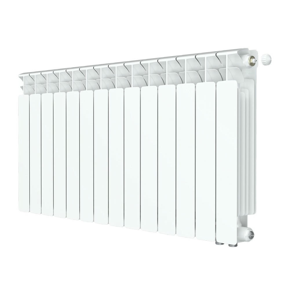 Радиатор биметаллический RIFAR BASE VENTIL 500 14 секций, нижнее правое подключение (белый RAL 9016)