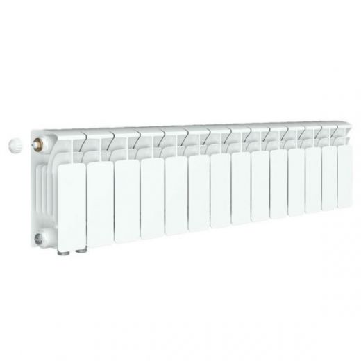Радиатор биметаллический RIFAR BASE VENTIL 200 14 секций, нижнее левое подключение (белый RAL 9016)