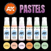 Набор красок AK Interactive: Pastels Colors