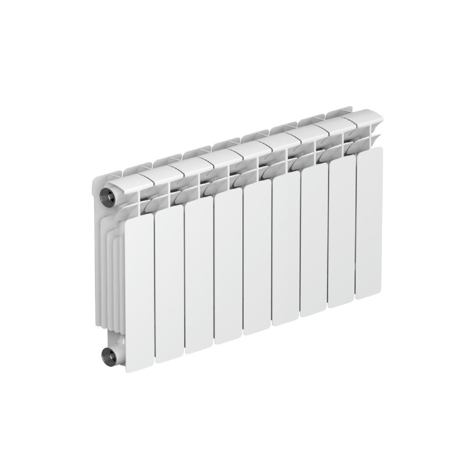 Радиатор биметаллический RIFAR BASE 350 9 секций, боковое подключение (белый RAL 9016)