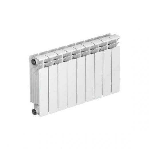 Радиатор биметаллический RIFAR BASE 350 9 секций, боковое подключение (белый RAL 9016)
