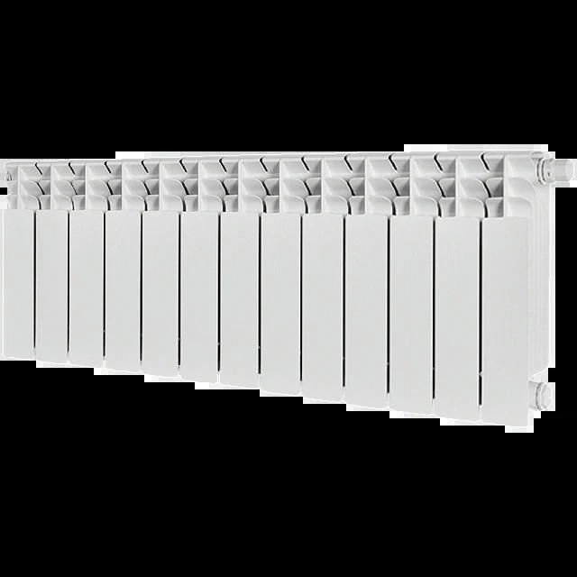 Радиатор биметаллический TITAN VENTIL 350 13 секций, нижнее правое, белый RAL 9016 STOUT