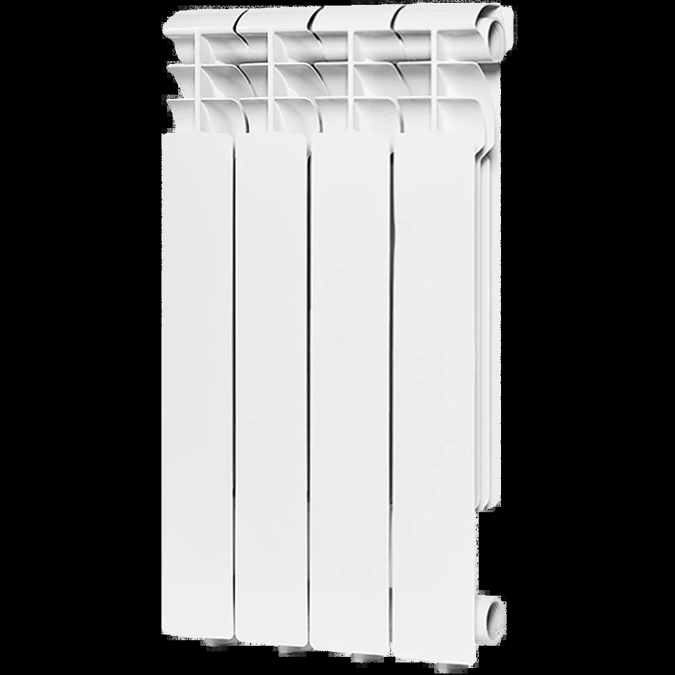 Радиатор алюминиевый секционный Profi 500 4 секции, боковое подключение Ral 9016 ROMMER