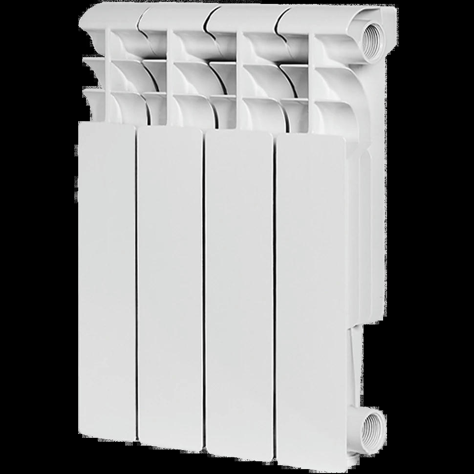 Радиатор алюминиевый секционный Profi 350 4 секции, боковое подключение Ral 9016 ROMMER