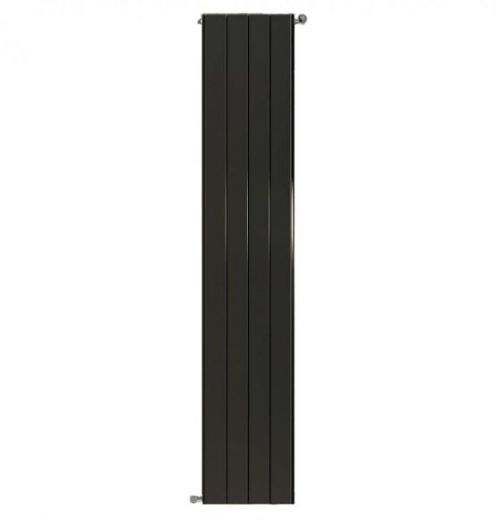 Радиатор алюминиевый Sebino 2000 6 секций, универсальное подключение, черный STOUT
