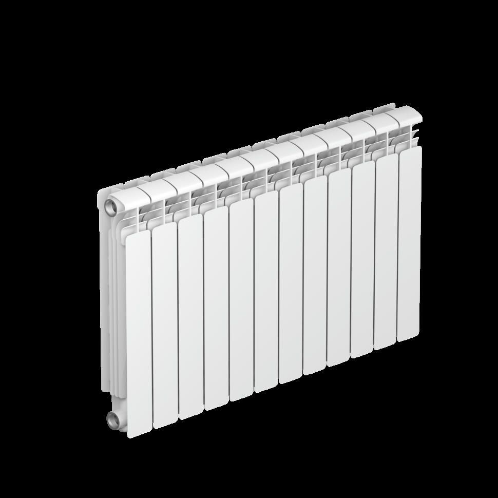 Радиатор алюминиевый RIFAR ALUM 500 12 секций, боковое подключение (белый RAL 9016)