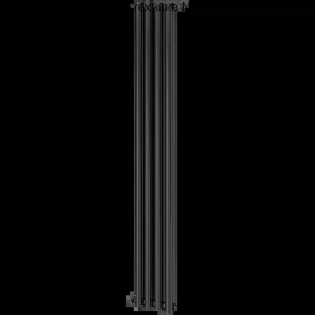 Радиатор алюминиевый Anteprima 2000 4 секции, универсальное подключение, черный STOUT