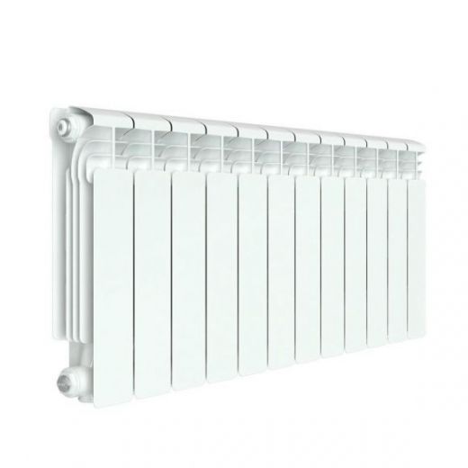 Радиатор алюминиевый RIFAR ALUM VENTIL 500 12 секций, нижнее левое подключение (белый RAL 9016)