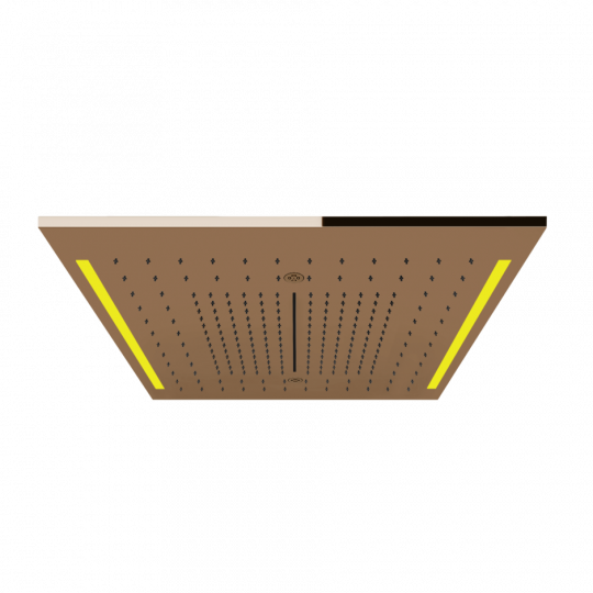 Накладная панель верхнего душа Gessi Colour 2017 50x50 см 57977 схема 12