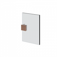 Зажим стена-стекло Gessi Rigato 67506 схема 12