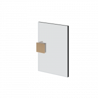 Зажим стена-стекло Gessi Rigato 67506 схема 16