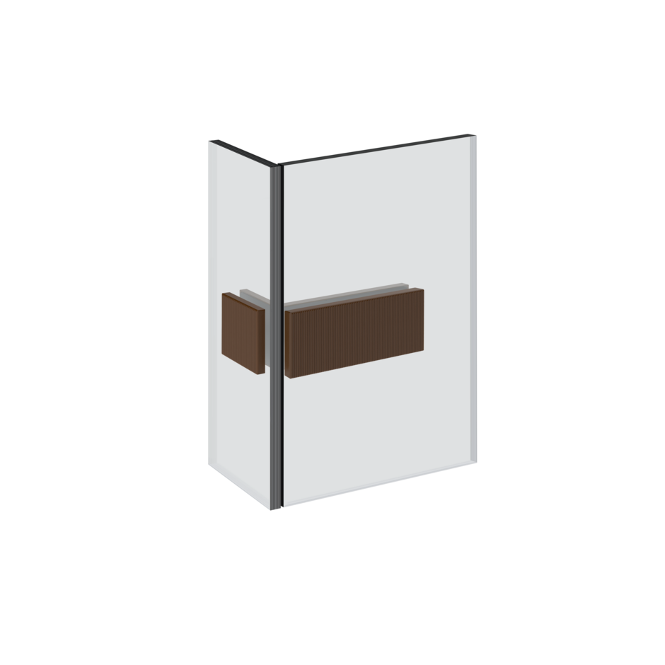 Зажим стекло-стекло Gessi Rigato 67507